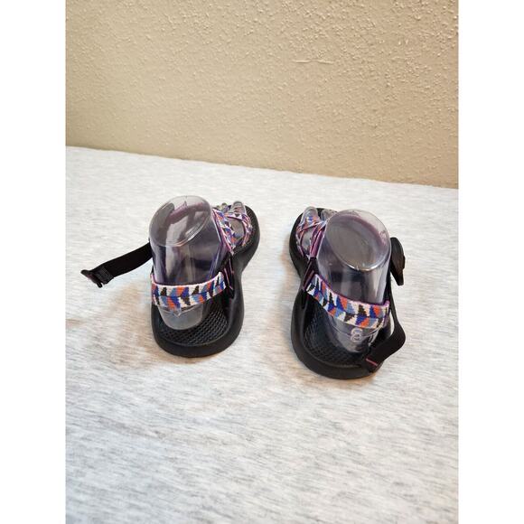 Chaco Women's ZX2 Blue Purple Strapped Slingback EcoTread‎ Sandals Size 6 - Picture 2 of 6